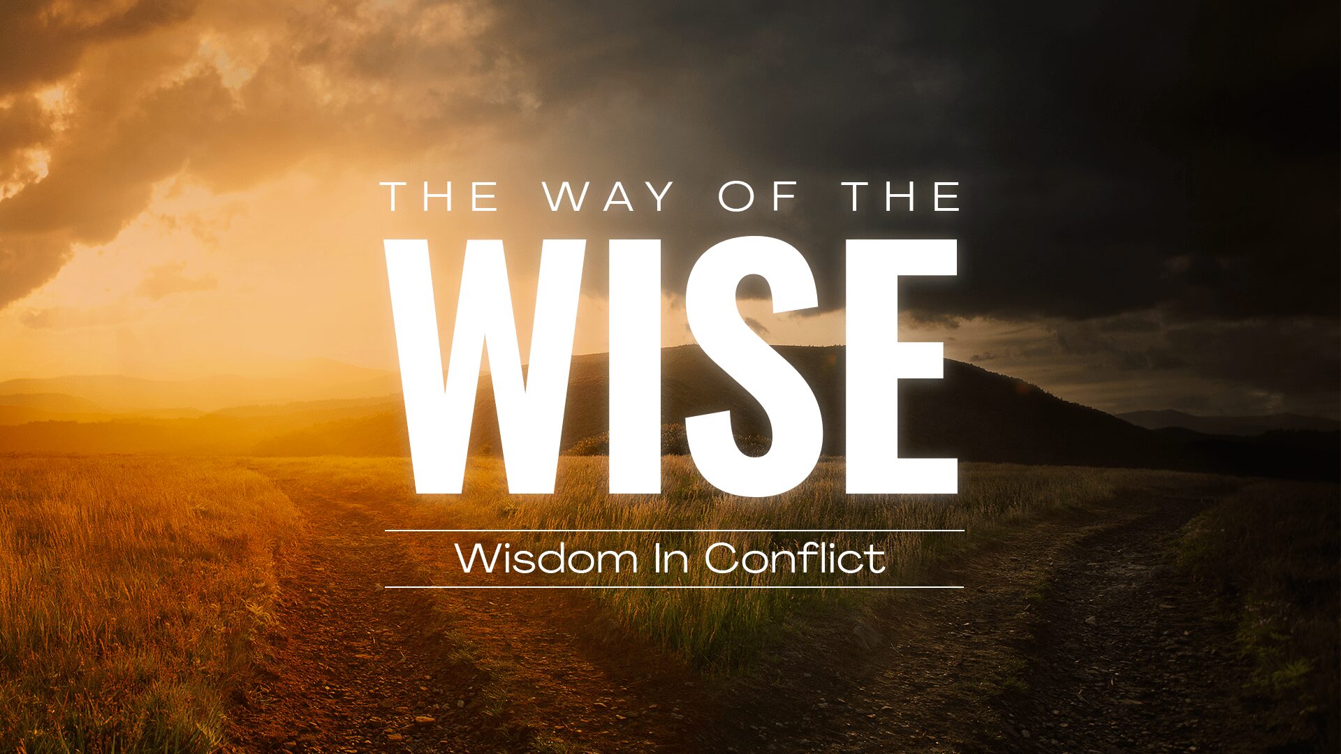 sermon The Way of the Wise