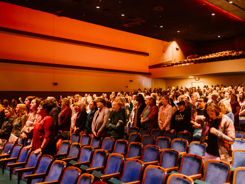 crowd of women at renewed conference